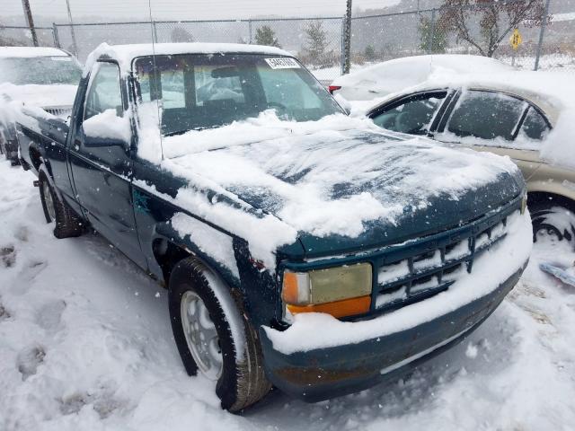 1B7FL26X6RW142946 - 1994 DODGE DAKOTA GREEN photo 1