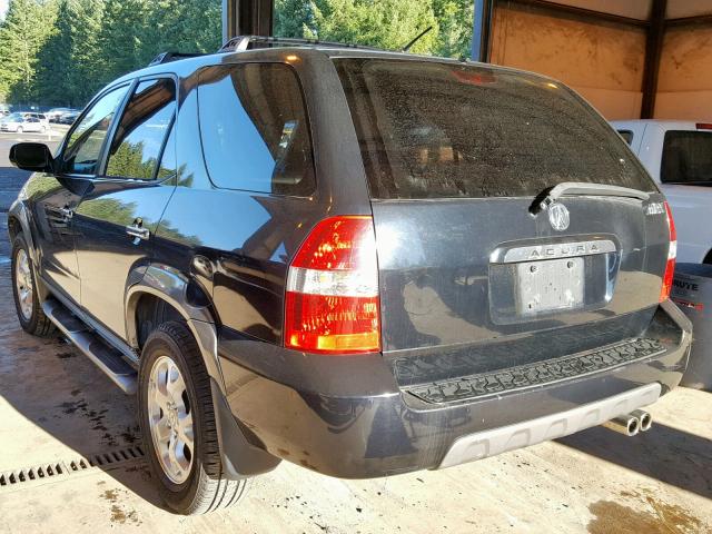 2HNYD18671H507488 - 2001 ACURA MDX TOURIN BLACK photo 3