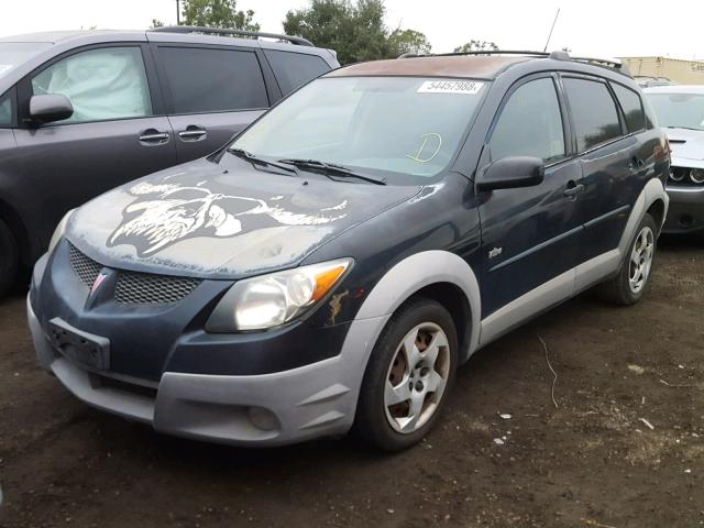 5Y2SL62803Z473144 - 2003 PONTIAC VIBE BLUE photo 2