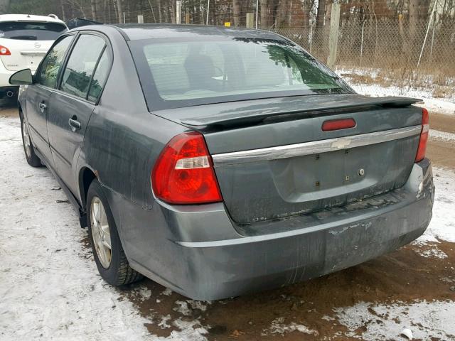 1G1ZT52865F317311 - 2005 CHEVROLET MALIBU LS Boz foto 3