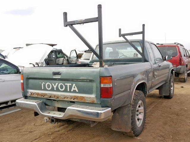 JT4VN13D9N5080775 - 1992 TOYOTA PICKUP 1/2 GREEN photo 4