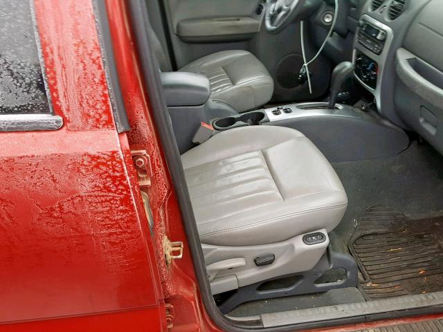 1J4GL58K86W127037 - 2006 JEEP LIBERTY LI RED photo 5