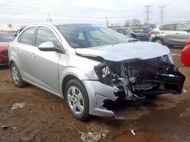 1G1JA5SG2E4239129 - 2014 CHEVROLET SONIC LS SILVER photo 1