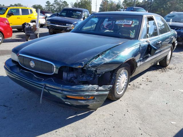 1G4HP52K2XH411482 - 1999 BUICK LESABRE CU GREEN photo 2