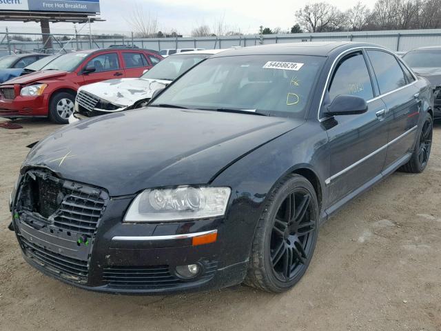 WAUMV44E37N020477 - 2007 AUDI A8 L QUATT BLACK photo 2