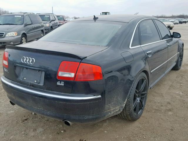 WAUMV44E37N020477 - 2007 AUDI A8 L QUATT BLACK photo 4