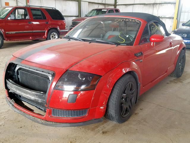 TRUTX28N411031368 - 2001 AUDI TT RED photo 2