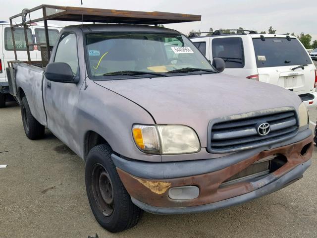 5TBJN32101S202986 - 2001 TOYOTA TUNDRA GRAY photo 1