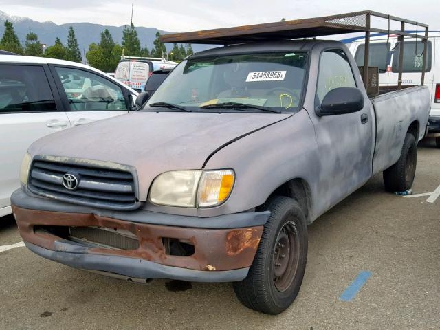 5TBJN32101S202986 - 2001 TOYOTA TUNDRA GRAY photo 2