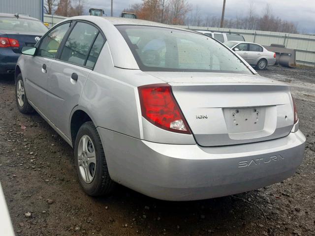 1G8AF52F63Z197252 - 2003 SATURN ION LEVEL SILVER photo 3