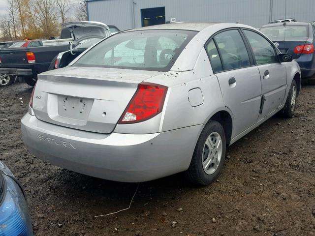 1G8AF52F63Z197252 - 2003 SATURN ION LEVEL SILVER photo 4