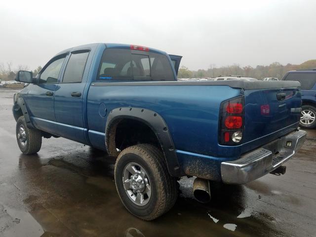 3D7KS28C16G132532 - 2006 DODGE RAM 2500 S Կապույտ լուսանկար 3