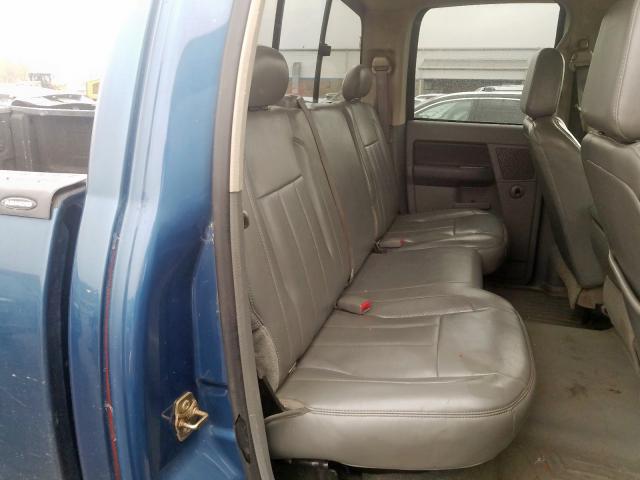 3D7KS28C16G132532 - 2006 DODGE RAM 2500 S Կապույտ լուսանկար 6