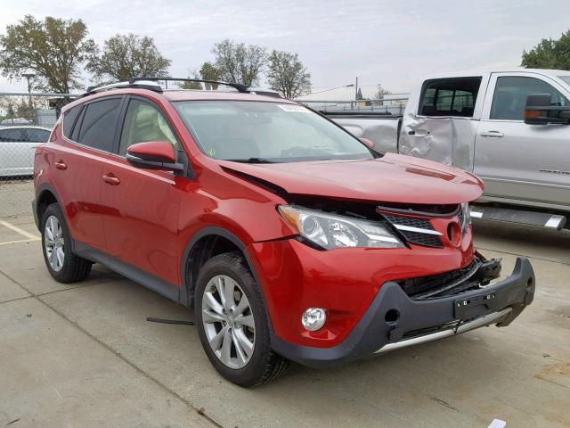 JTMDFREV2DD017888 - 2013 TOYOTA RAV4 LIMIT RED photo 1