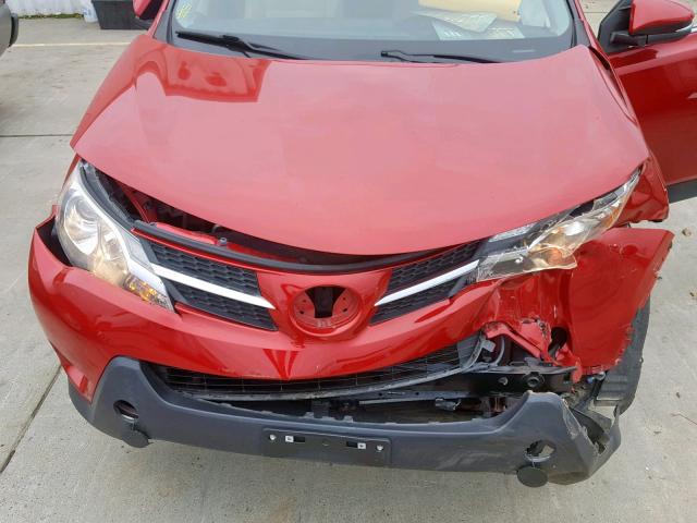 JTMDFREV2DD017888 - 2013 TOYOTA RAV4 LIMIT RED photo 7