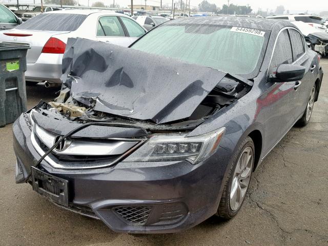 19UDE2F37GA009834 - 2016 ACURA ILX BASE CHARCOAL photo 2