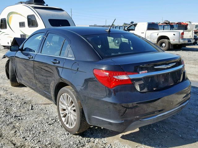 1C3CCBAB4CN155582 - 2012 CHRYSLER 200 LX BLACK photo 3