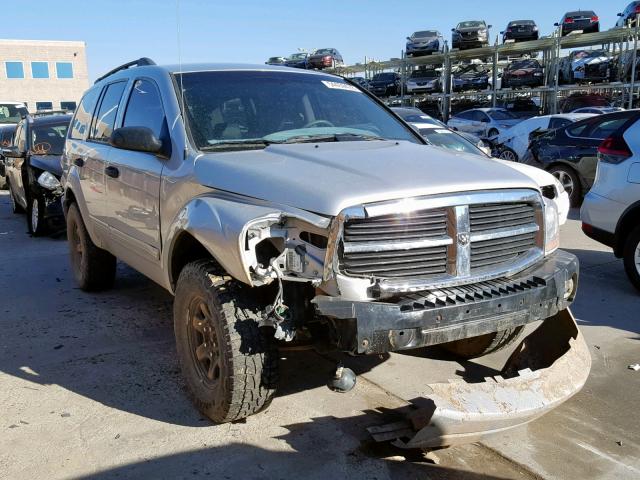 1D4HB48D05F549362 - 2005 DODGE DURANGO SL SILVER photo 1