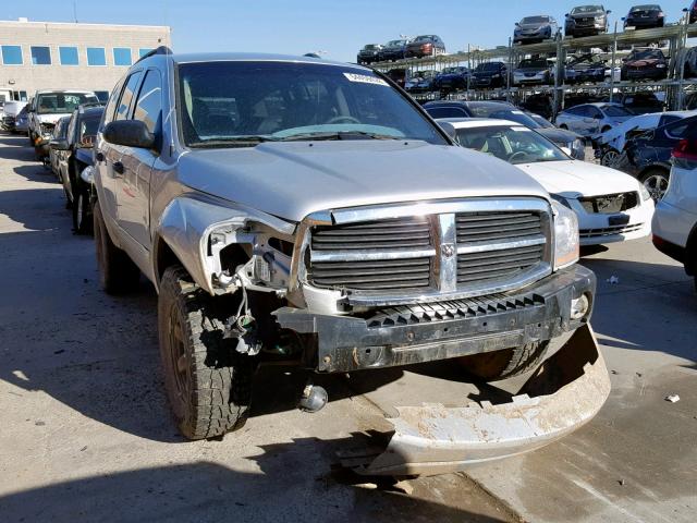 1D4HB48D05F549362 - 2005 DODGE DURANGO SL SILVER photo 9