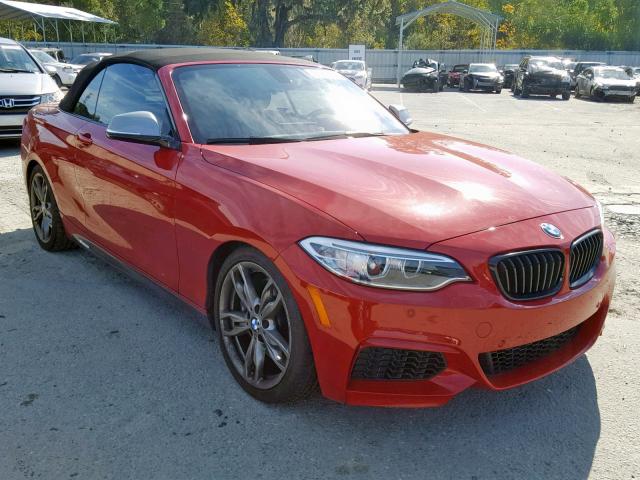 WBA1M1C52FV393739 - 2015 BMW M235I RED photo 1