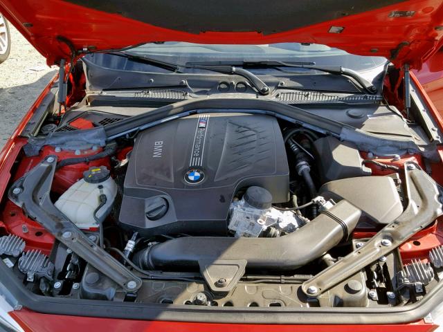 WBA1M1C52FV393739 - 2015 BMW M235I RED photo 7