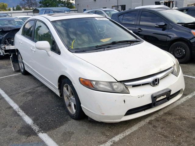 2HGFA16998H513548 - 2008 HONDA CIVIC EXL WHITE photo 1