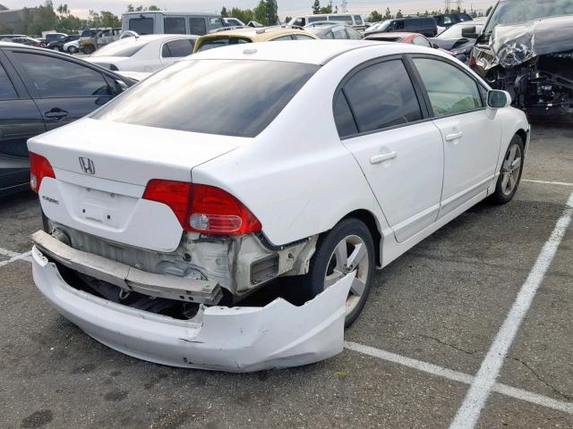 2HGFA16998H513548 - 2008 HONDA CIVIC EXL WHITE photo 4