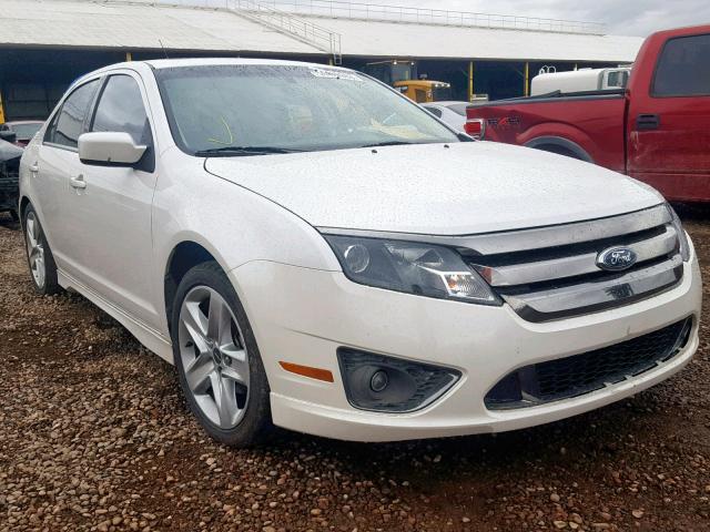 3FAHP0KC9CR225355 - 2012 FORD FUSION SPO WHITE photo 1