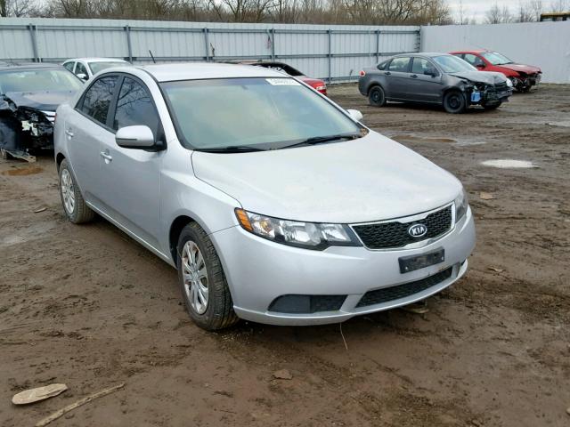 KNAFU4A28B5326623 - 2011 KIA FORTE EX SILVER photo 1