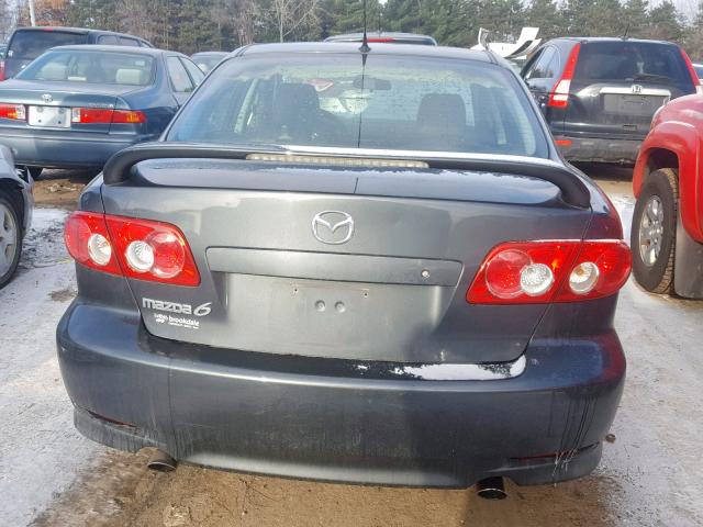 1YVHP80D855M03101 - 2005 MAZDA 6 S GRAY photo 9