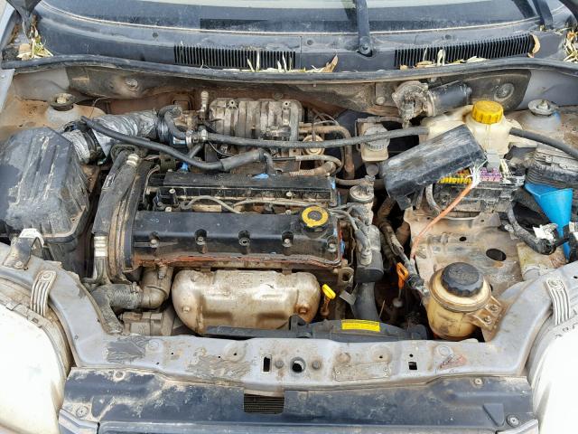 KL1TD66697B748669 - 2007 CHEVROLET AVEO BASE Gümüş foto 7