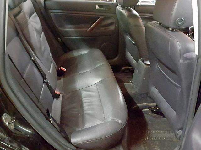 WVWAD63B05E000356 - 2005 VOLKSWAGEN PASSAT GLS BLACK photo 6