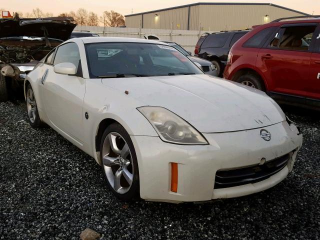 JN1AZ34D36M301844 - 2006 NISSAN 350Z COUPE WHITE photo 1