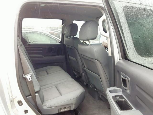 2HJYK16438H508401 - 2008 HONDA RIDGELINE SILVER photo 6