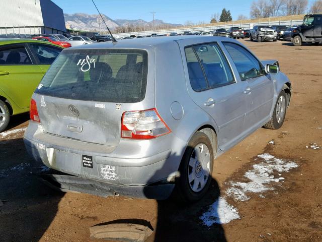 9BWFL61J544016890 - 2004 VOLKSWAGEN GOLF GL SILVER photo 4