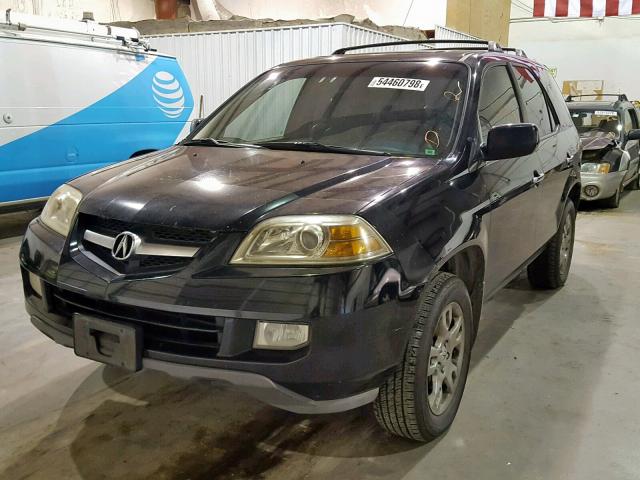 2HNYD18686H502033 - 2006 ACURA MDX TOURIN BLACK photo 2