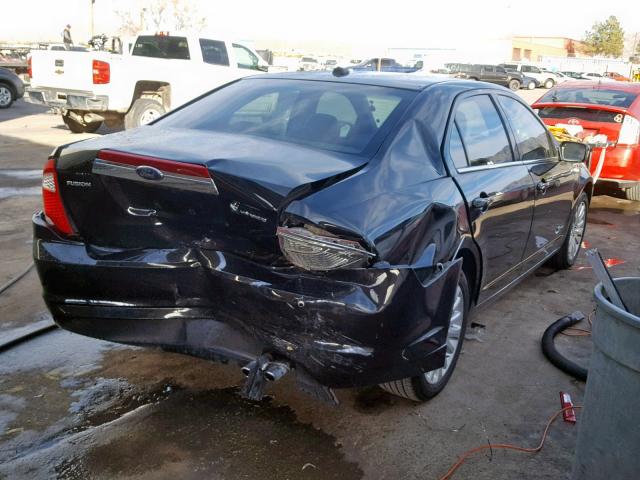 3FADP0L39AR146598 - 2010 FORD FUSION HYB BLACK photo 4