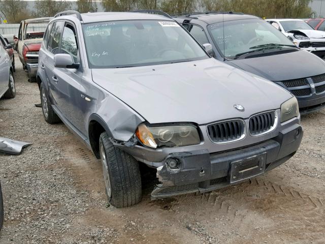 WBXPA93494WA64724 - 2004 BMW X3 3.0I SILVER photo 1