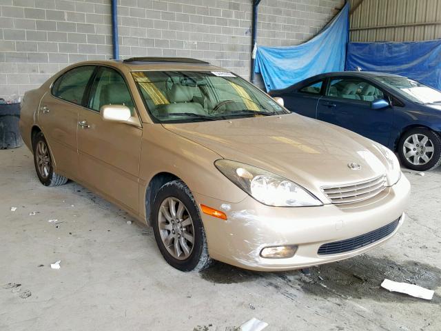 JTHBF30G020042305 - 2002 LEXUS ES 300 GOLD photo 1