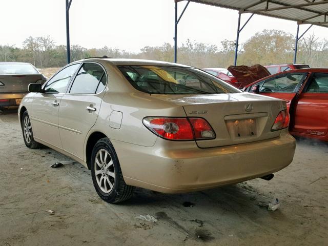 JTHBF30G020042305 - 2002 LEXUS ES 300 GOLD photo 3