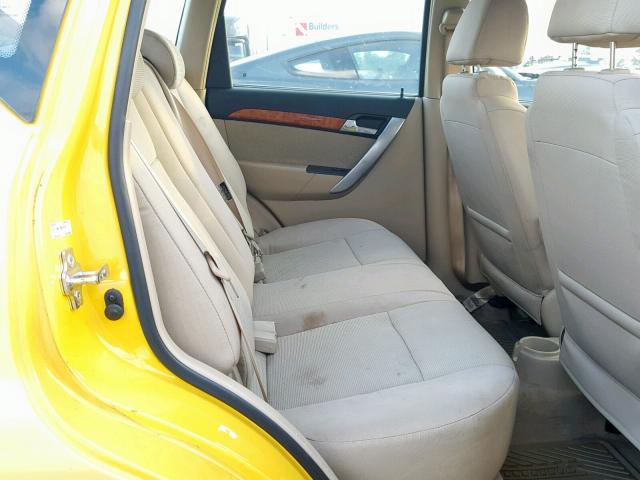 KL1TD66E19B626124 - 2009 CHEVROLET AVEO LS YELLOW photo 6