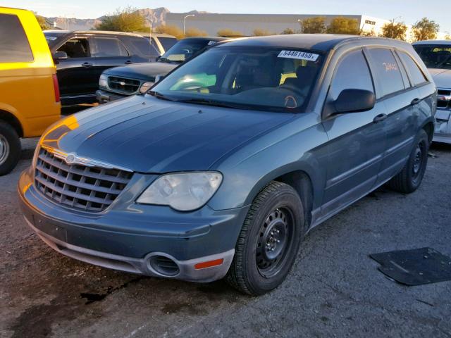 2A8GM48L07R141913 - 2007 CHRYSLER PACIFICA BLUE photo 2