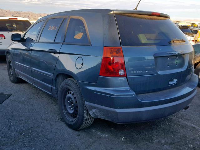 2A8GM48L07R141913 - 2007 CHRYSLER PACIFICA BLUE photo 3