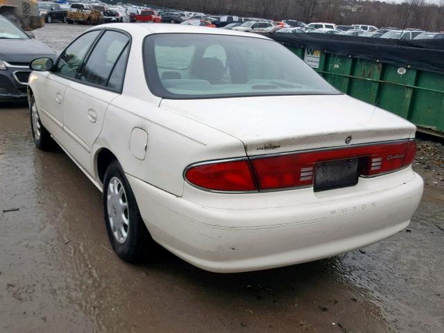 2G4WS52JX31223836 - 2003 BUICK CENTURY CU WHITE photo 3