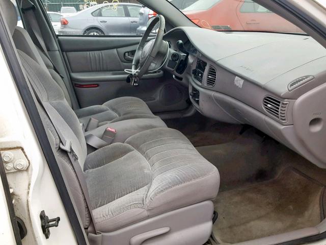 2G4WS52JX31223836 - 2003 BUICK CENTURY CU WHITE photo 5