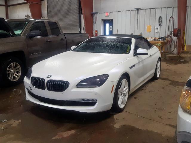 WBALZ3C52CDL70386 - 2012 BMW 650 I WHITE photo 2