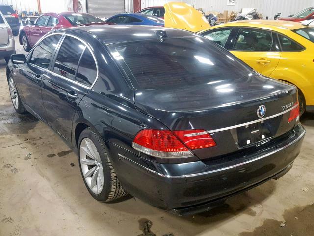 WBAHL83518DT13429 - 2008 BMW 750 I BLACK photo 3