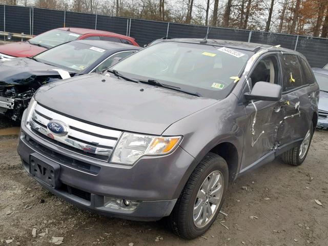 2FMDK48C99BA67317 - 2009 FORD EDGE SEL GRAY photo 2