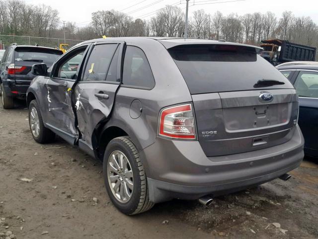 2FMDK48C99BA67317 - 2009 FORD EDGE SEL GRAY photo 3