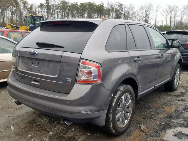 2FMDK48C99BA67317 - 2009 FORD EDGE SEL GRAY photo 4